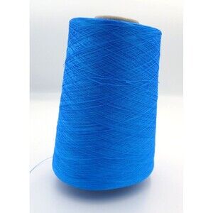 Filtex Vintage Bright Blue Embroidery Thread 135/2 Damaged Cone 542grs